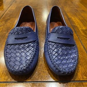 Robert Zur Petra Driving Shoe, Woven Loafer, Royal Blue, 9M